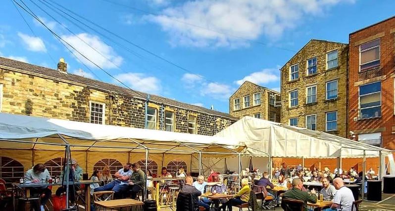 The Beer Garden at the Penny Black