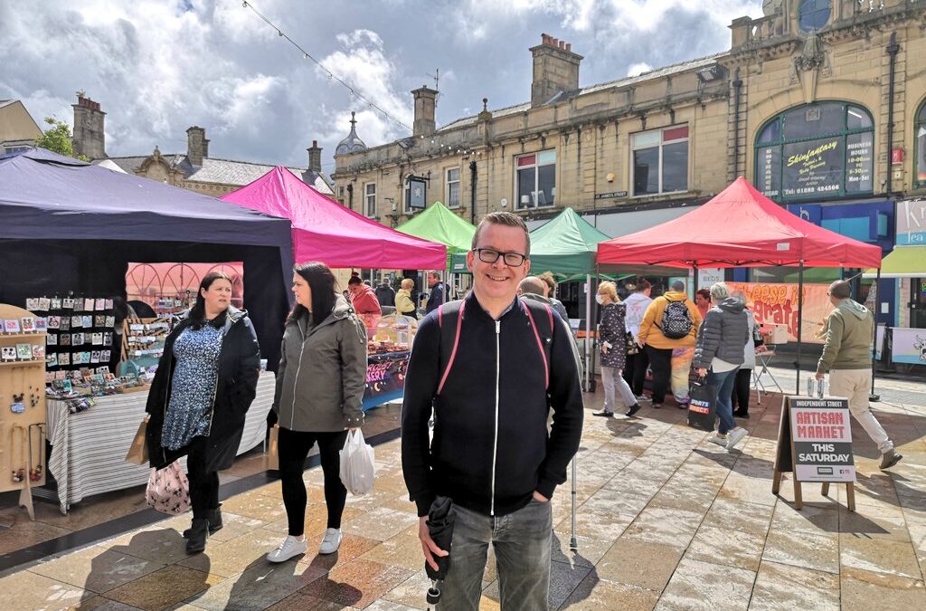 Burnley BID commended by High Streets Task Force Expert