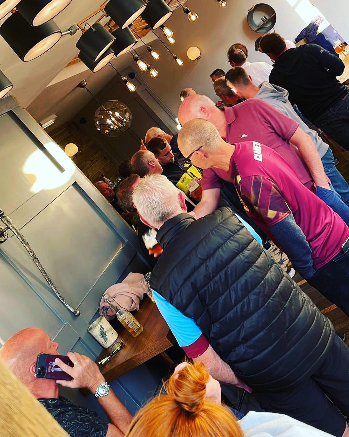 William's Lounge Bar on a Burnley matchday