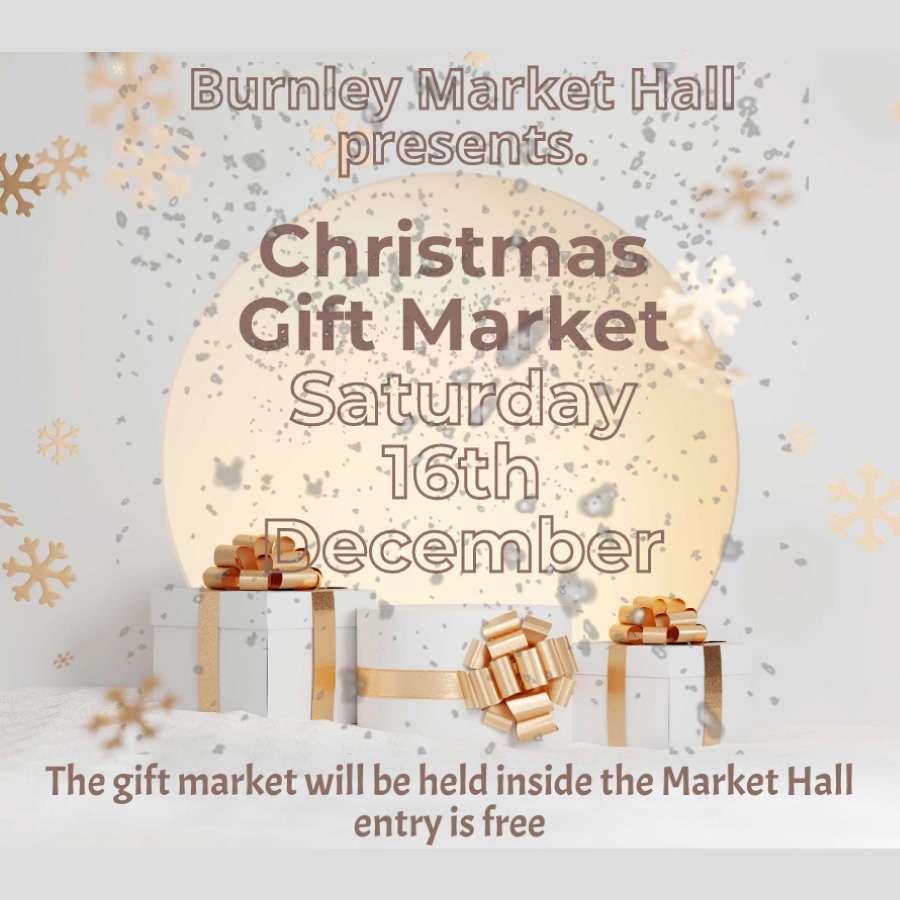 Burnley Market Hall Christmas Gift Market