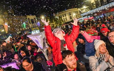 Burnley’s Christmas lights switch-on draws in the crowds
