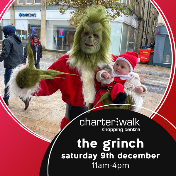 The Grinch comes to Charter Walk