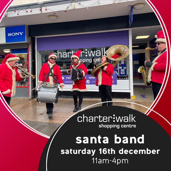 Santa Band at Charter Walk