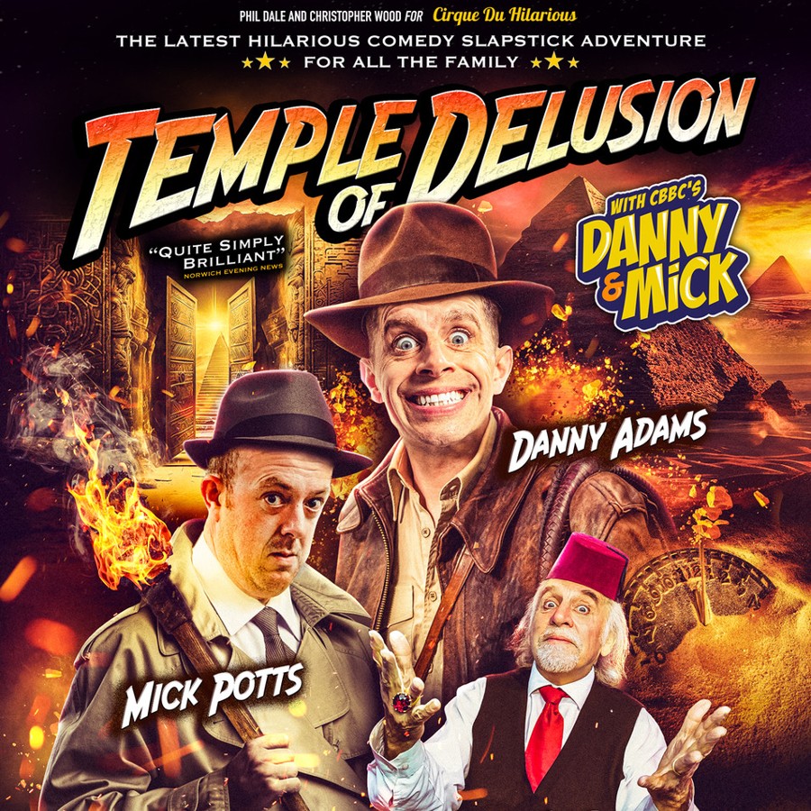 Danny & Mick in "the Temple of Delusion"