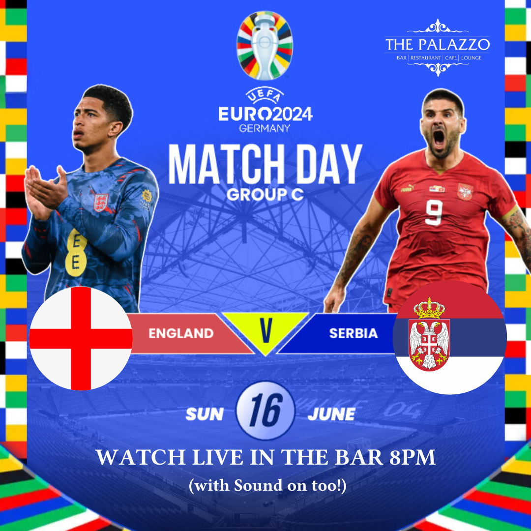 England Vs Serbia at The Palazzo