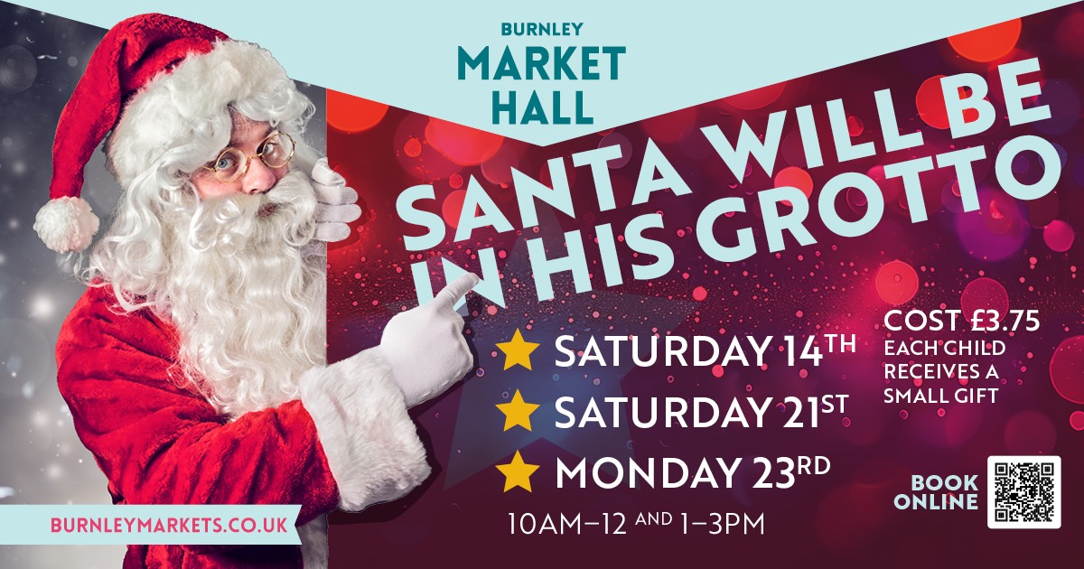 Burnley Market's Santa's Grotto