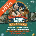 Wallace & Gromit with Live Brass Band!