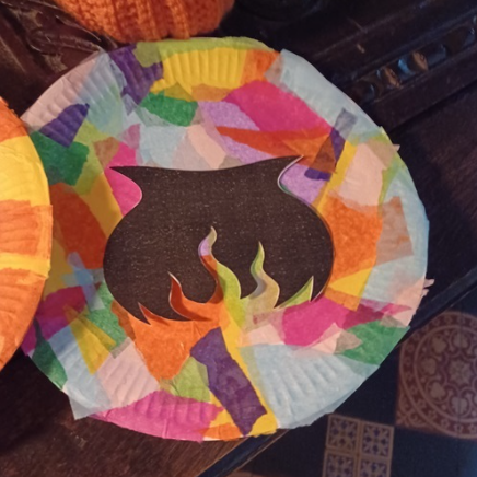 Halloween crafts and spooky stories