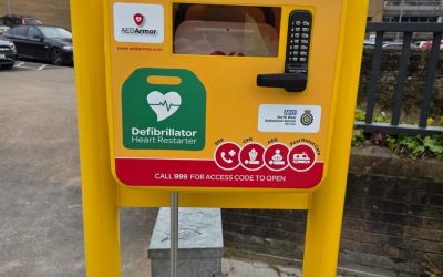 Life-Saving Defibrillator Installed at Burnley’s Pioneer Place