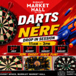 Burnley Market Hall - Darts & Nerf