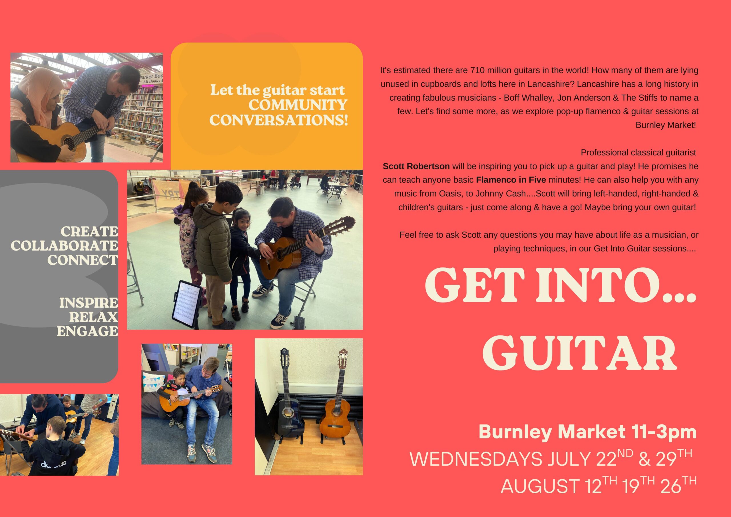 Burnley Market Hall- Get into Guitar