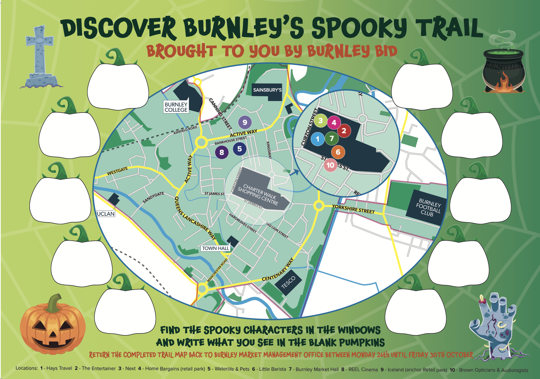 Discover Burnley’s Spooky Trail